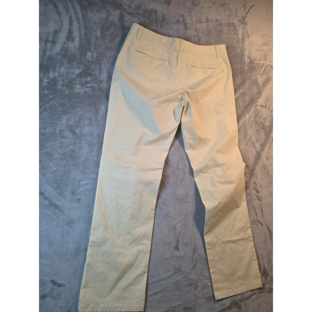 Bonobos Men's Chino Pants 34x30 Yellow Slim Fit Flat Front Casual